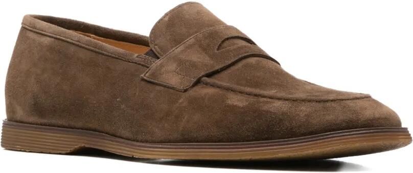 Alberto Gozzi Suède loafers Bruin - Foto 3