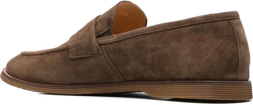 Alberto Gozzi Suède loafers Bruin - Foto 4