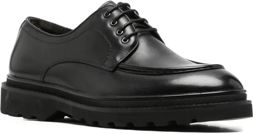 Alberto Gozzi Veterschoenen met chunky zool en schort Zwart - Foto 2