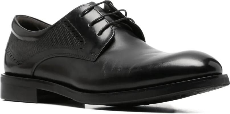 Alberto Gozzi Veterschoenen met geperforeerd vlak Zwart - Foto 2