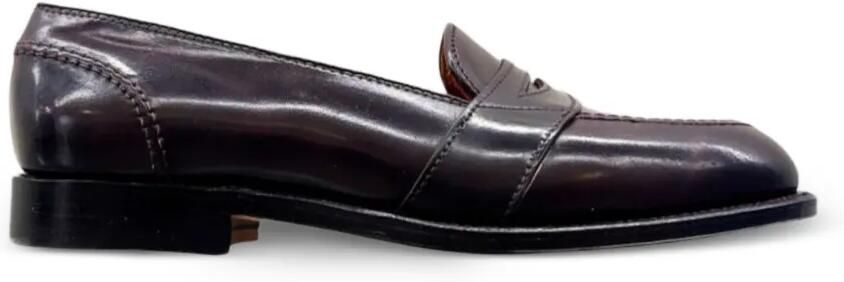 Alden 684 full-strap leather loafers Rood