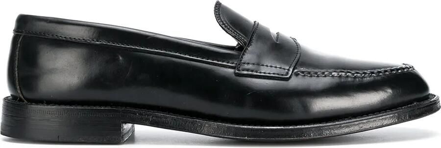 Alden klassieke loafers Zwart