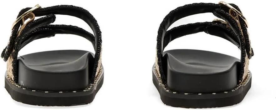Aldo Slippers met stiksels Zwart - Foto 2