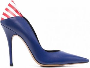 Aleksander Siradekian Pumps met puntige neus Blauw