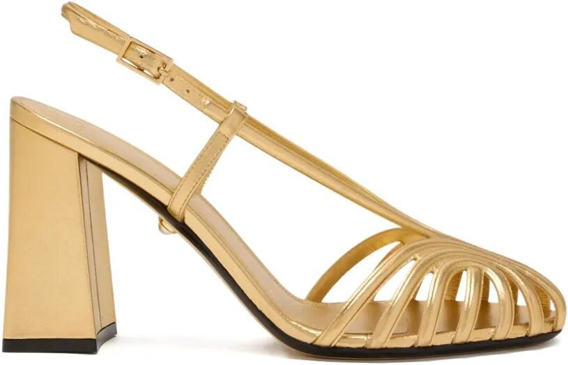Alevì 90 mm Marta slingback pumps Goud