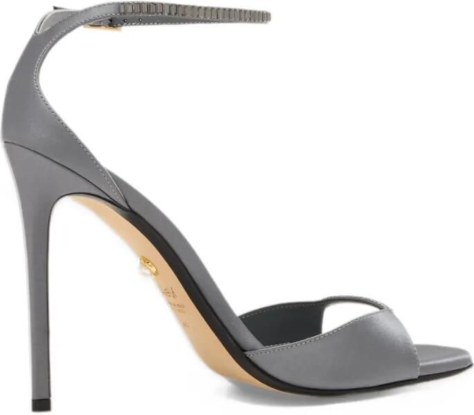 Alevì Bar 110 crystal-embellished satin sandals Grijs - Foto 4