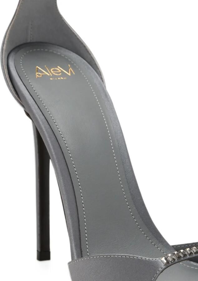 Alevì Bar 110 crystal-embellished satin sandals Grijs - Foto 2