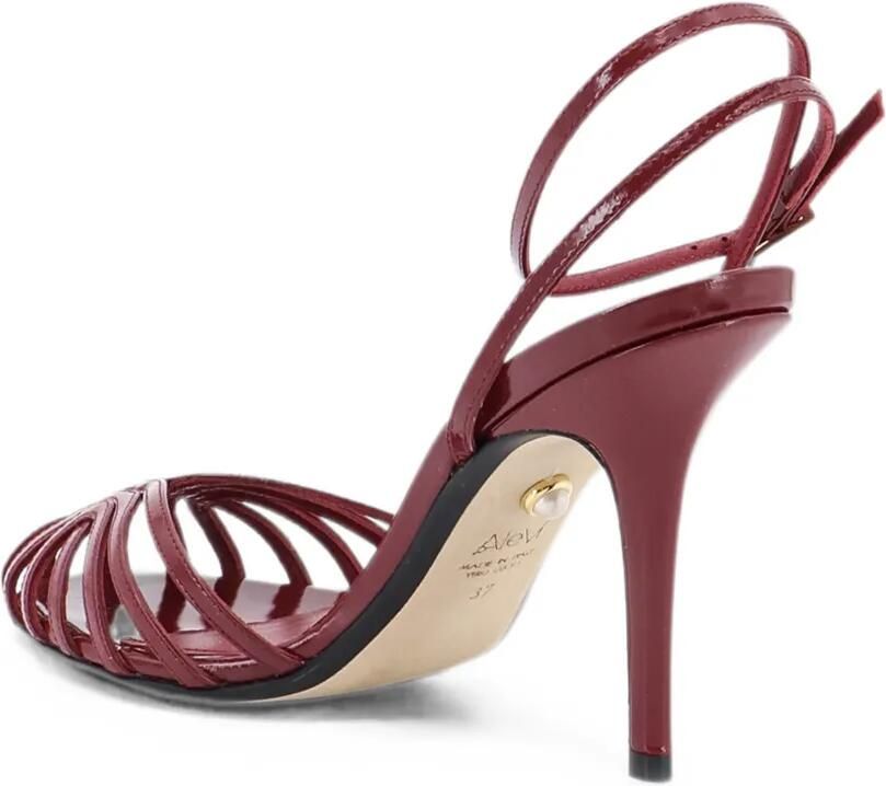 Alevì Blake lakleren sandalen Rood