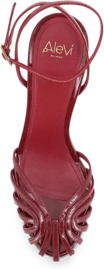 Alevì Blake lakleren sandalen Rood - Foto 4