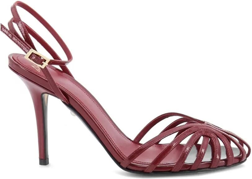Alevì Blake lakleren sandalen Rood - Foto 3