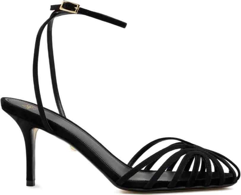 Alevì Blake leren sandalen met bandjes Zwart