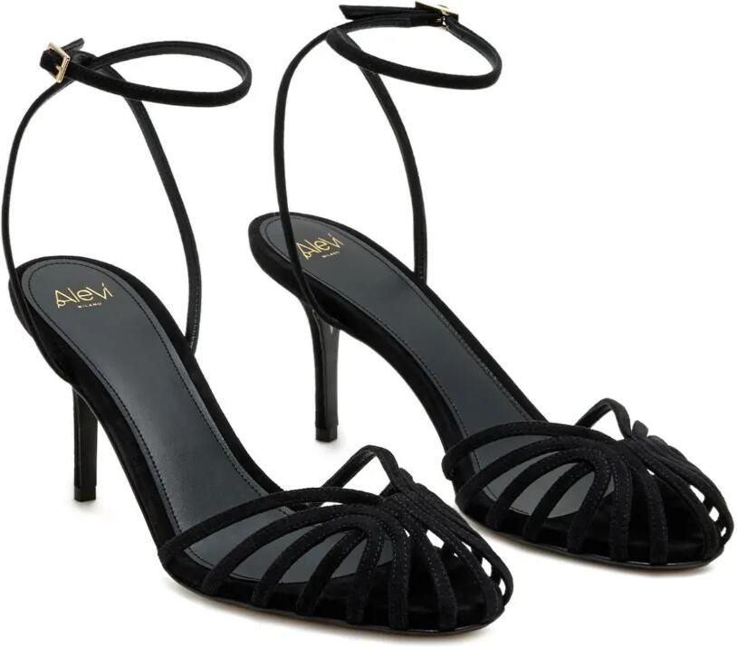 Alevì Blake leren sandalen met bandjes Zwart - Foto 4