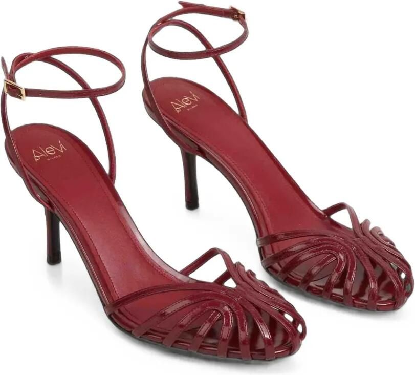 Alevì Blake leren sandalen Rood - Foto 2