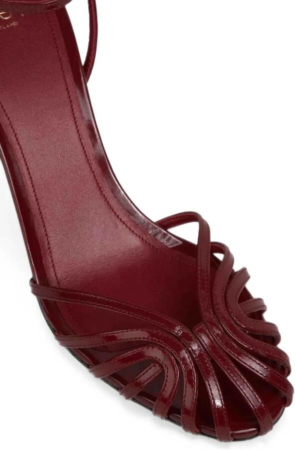 Alevì Blake leren sandalen Rood - Foto 3