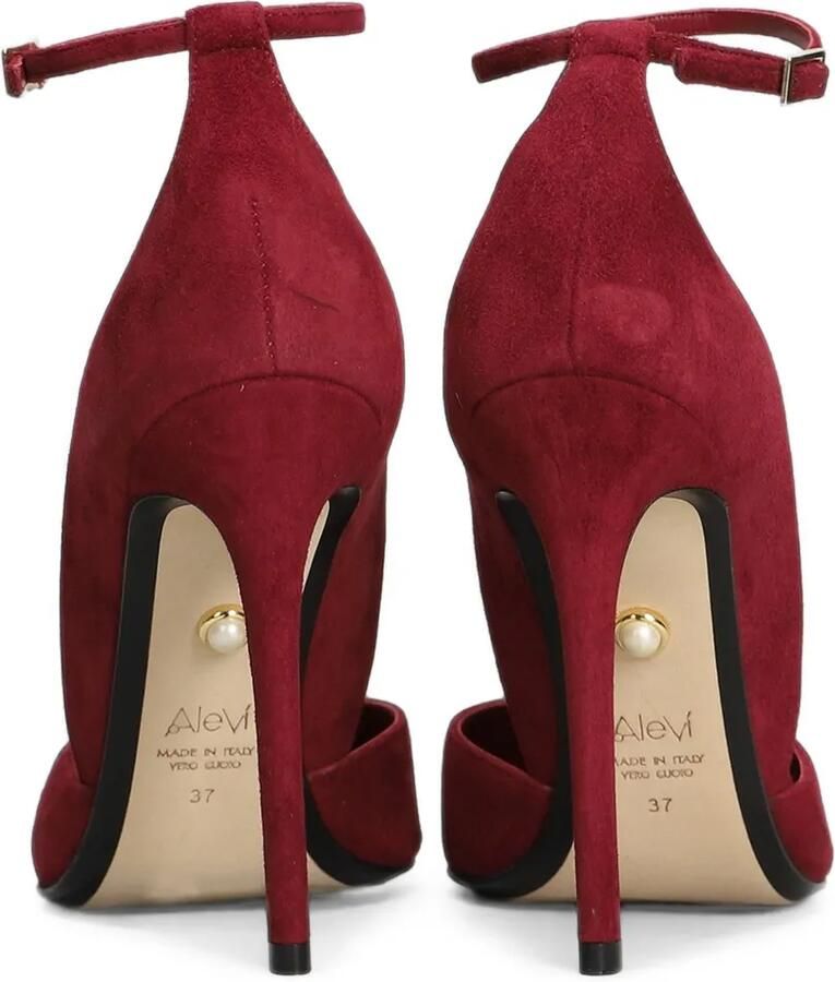 Alevì Camilla pumps met puntige neus en enkelbandje Rood - Foto 2