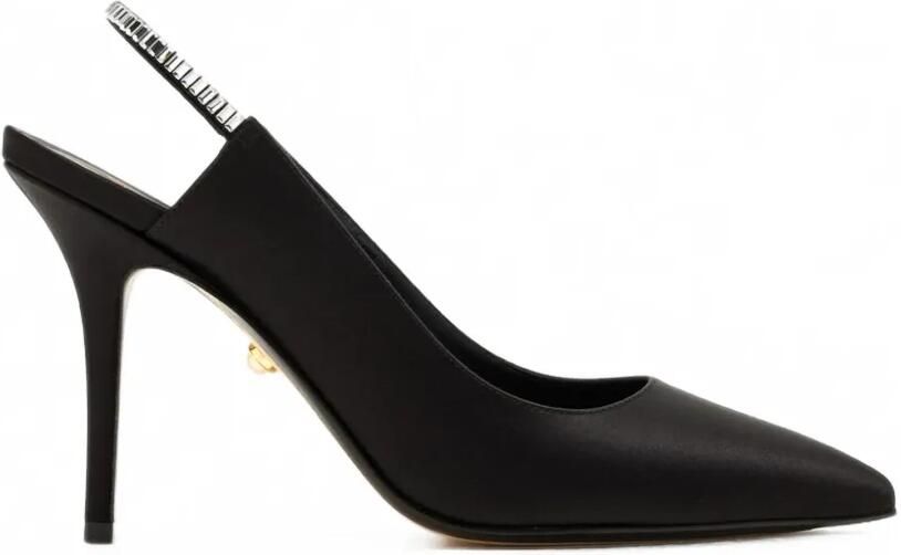 Alevì Danielle slingback pumps verfraaid met kristallen Zwart
