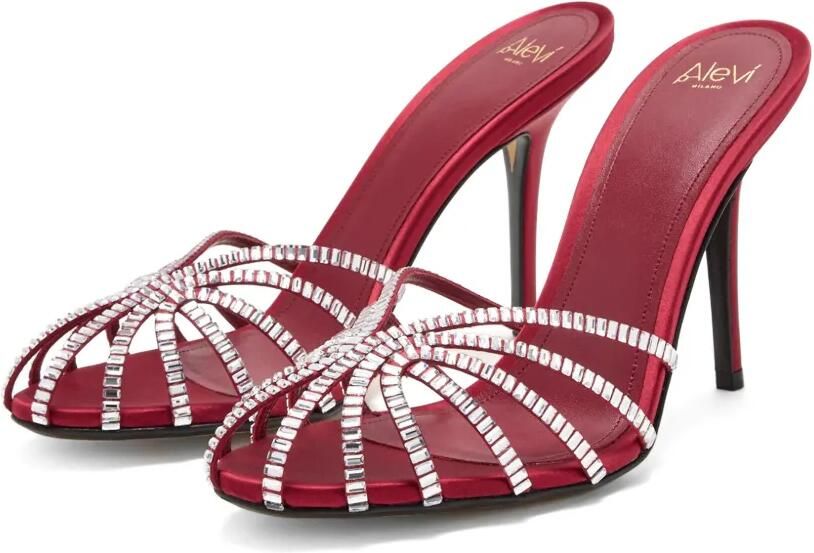 Alevì Emily sandalen verfraaid met kristallen Rood - Foto 3