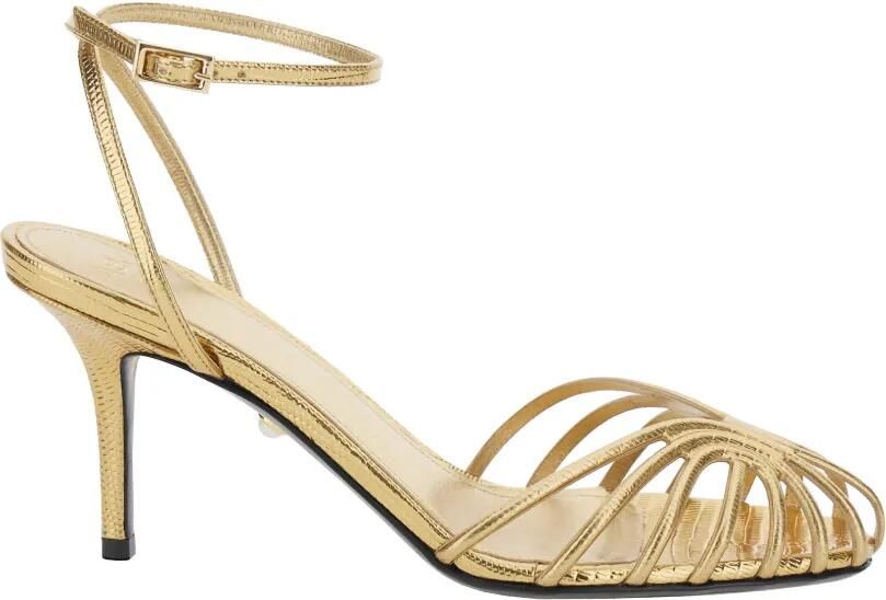Alevì Gekooide pumps Goud