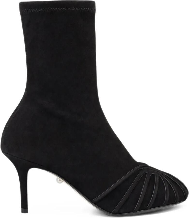 Alevì Karen suede ankle boots Zwart
