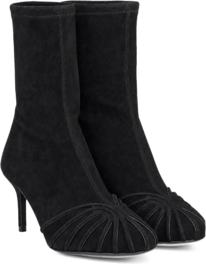 Alevì Karen suede ankle boots Zwart - Foto 2