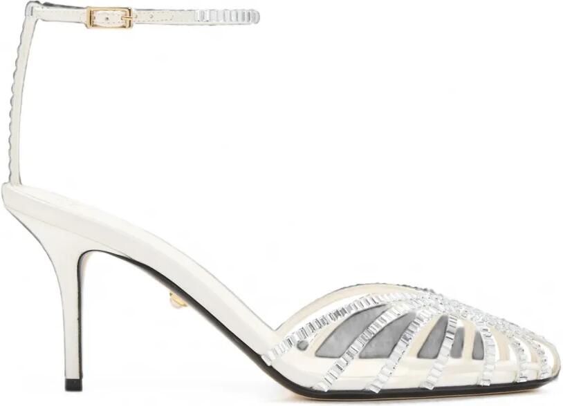 Alevì Penelope Xtal 95 sandalen verfraaid met kristallen Wit