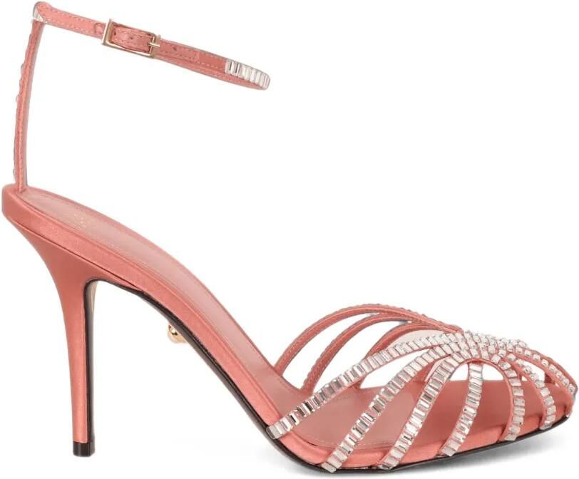 Alevì Penelope Xtal sandalen verfraaid met kristallen Roze
