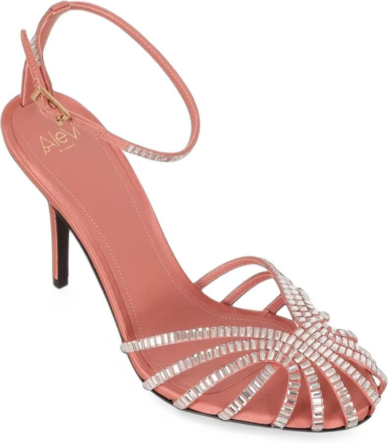 Alevì Penelope Xtal sandalen verfraaid met kristallen Roze - Foto 2
