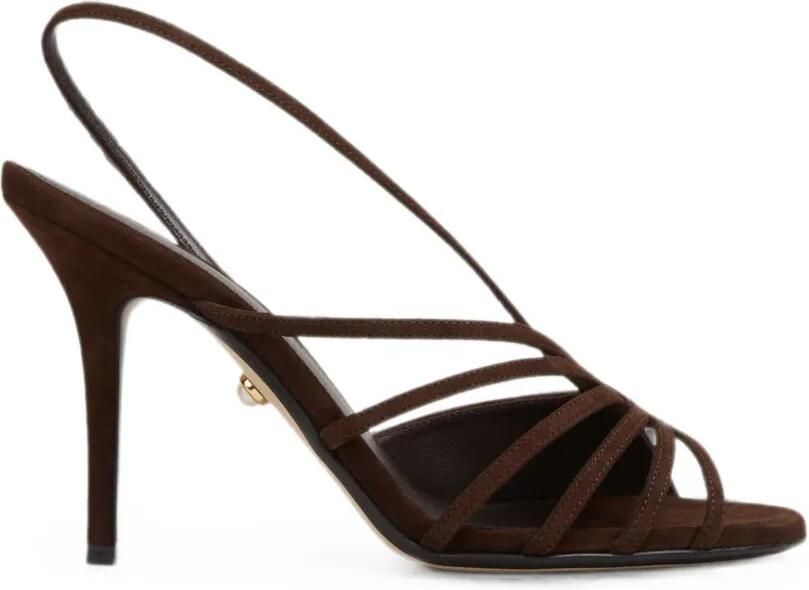 Alevì Star slingback pumps met bandjes Bruin