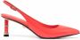 Alevì Leren slingback pumps Oranje - Thumbnail 1