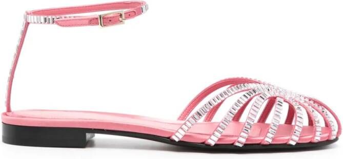 Alevì Rebecca leren sandalen Roze