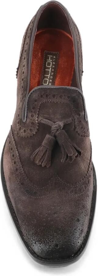 Alexander Hotto Brogue loafers met kwastje Bruin - Foto 4
