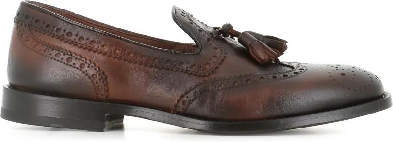 Alexander Hotto Brogue loafers met kwastje Bruin - Foto 4