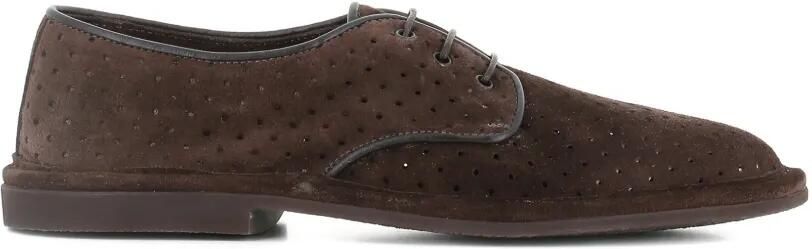 Alexander Hotto Derby schoenen met geperforeerde details Bruin