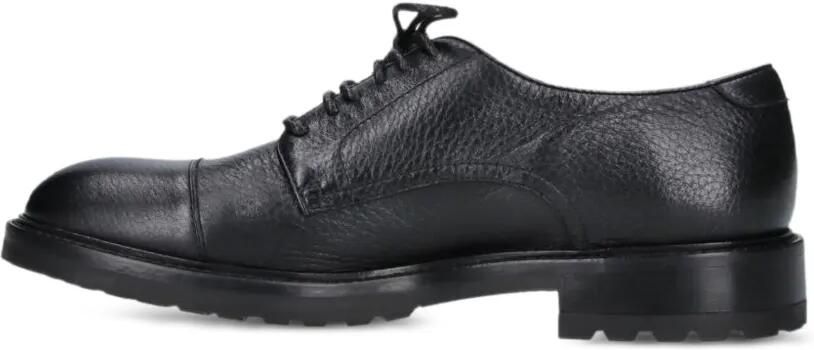 Alexander Hotto Derby veterschoenen met bewerkte neus Zwart - Foto 5