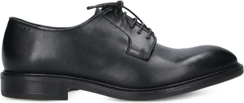 Alexander Hotto Leren Derby schoenen Zwart