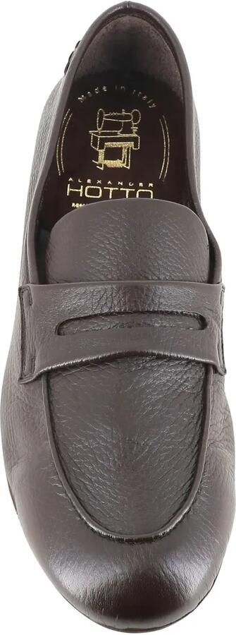 Alexander Hotto Leren loafers Bruin - Foto 3