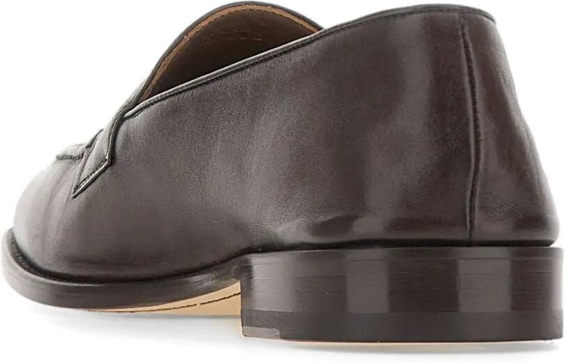 Alexander Hotto Leren loafers Bruin - Foto 4