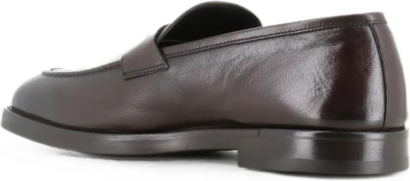 Alexander Hotto Leren loafers Bruin - Foto 5