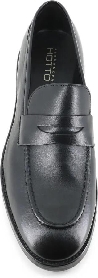 Alexander Hotto Leren loafers Zwart - Foto 5