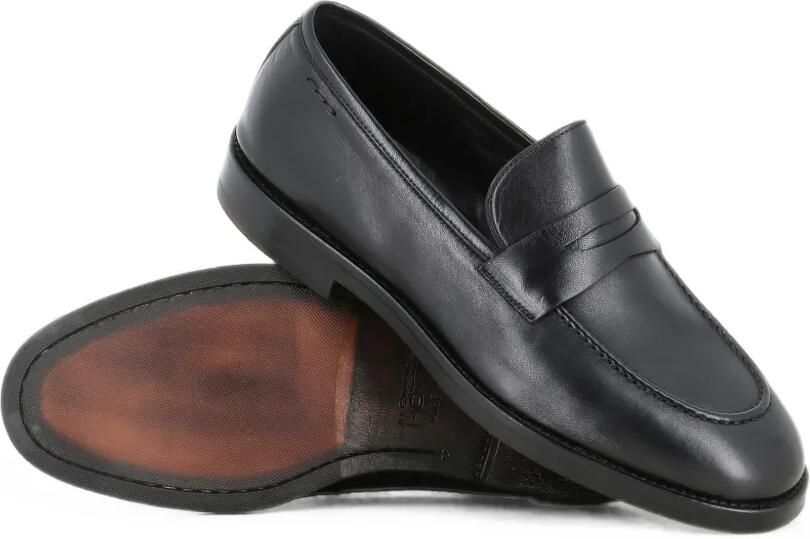 Alexander Hotto Leren loafers Zwart - Foto 2