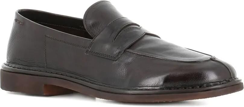 Alexander Hotto Leren penny loafers Bruin - Foto 5