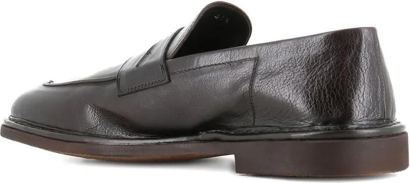 Alexander Hotto Leren penny loafers Bruin - Foto 4