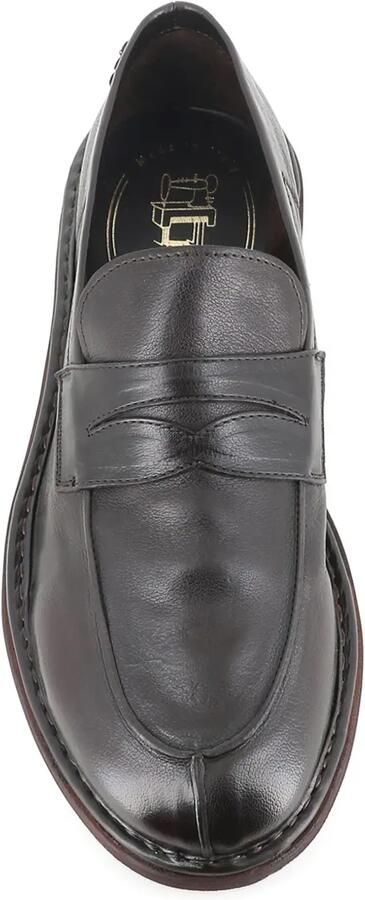Alexander Hotto Leren penny loafers Bruin - Foto 3