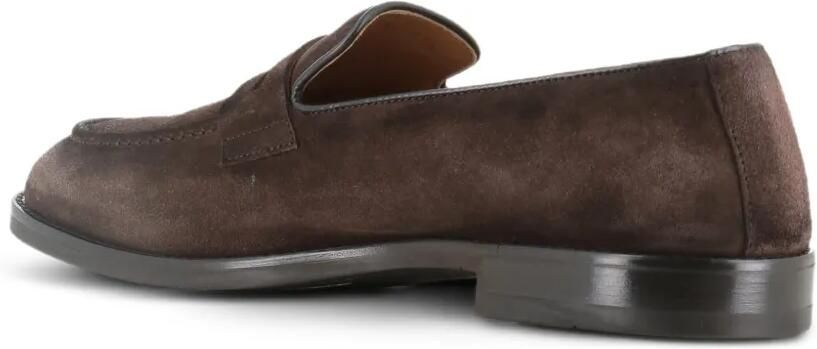 Alexander Hotto Loafers met suède vlakken Bruin - Foto 4