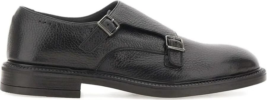 Alexander Hotto Montana leren gespschoenen Zwart