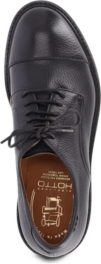 Alexander Hotto pebbled-leather derby shoes Zwart - Foto 2