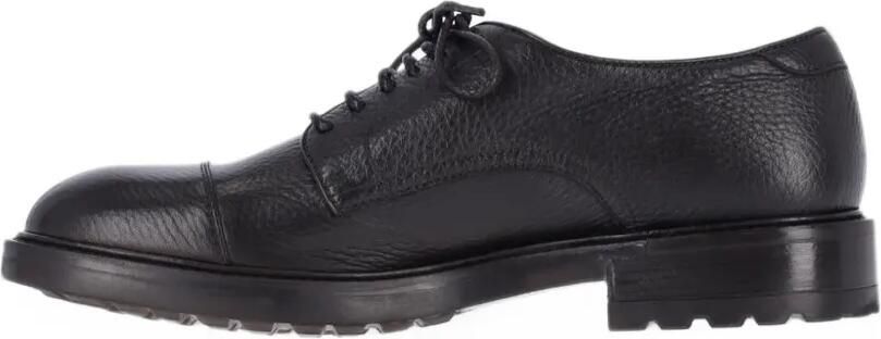 Alexander Hotto pebbled-leather derby shoes Zwart - Foto 5