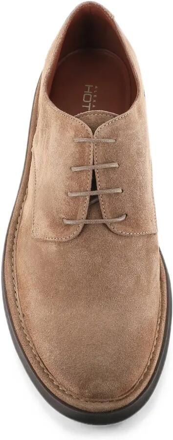 Alexander Hotto Suède derby schoenen Beige - Foto 3