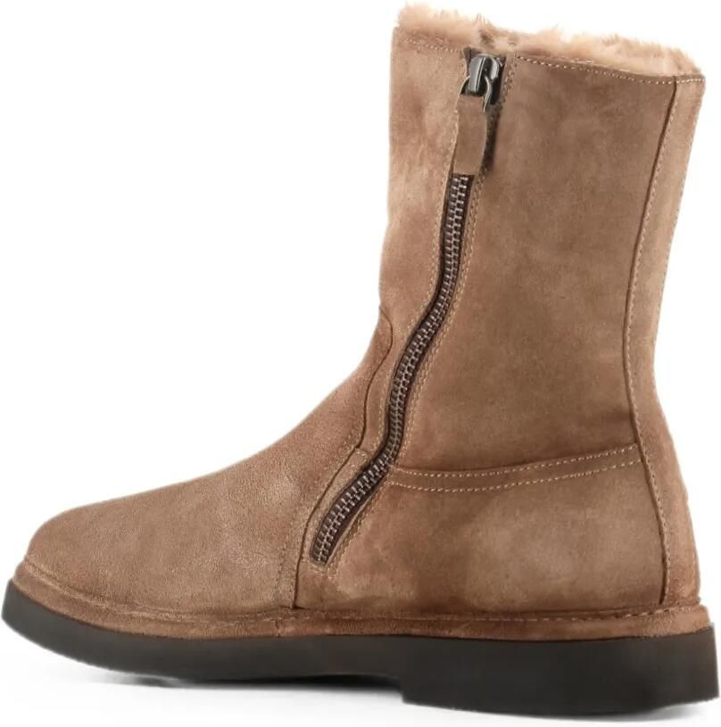 Alexander Hotto Suède enkellaarzen Beige - Foto 2
