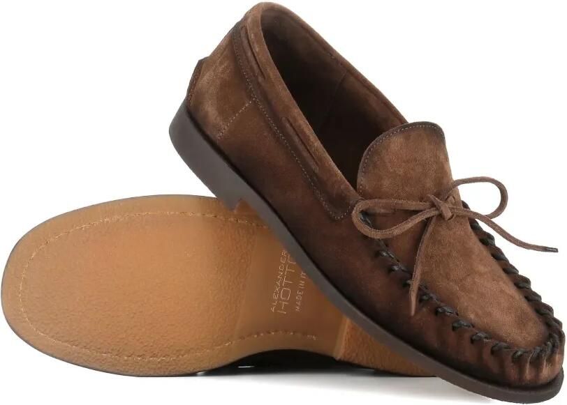 Alexander Hotto Suède loafers Bruin - Foto 2